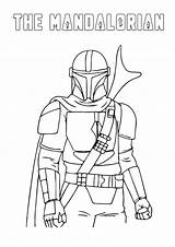 Mandalorian Coloring Kids Pages Tsgos Choose Board sketch template