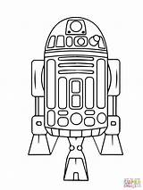 Droid Astromech Kolorowanki R2 Kolorowanka sketch template