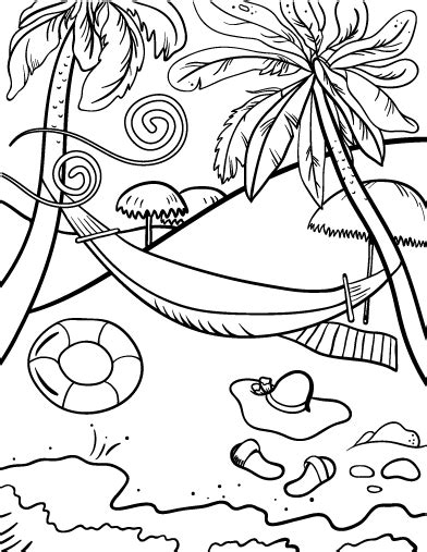 beach coloring page beach coloring pages coloring pages
