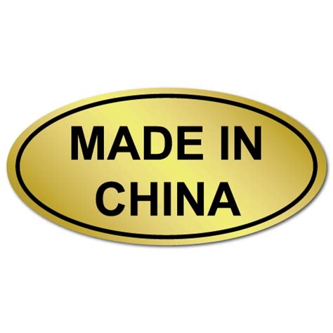 china oval labels
