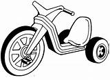 Dreirad Triciclos Speelgoed Triciclo Malvorlage Driewieler Transportation Kleurplaat Dieses Herunterladen sketch template