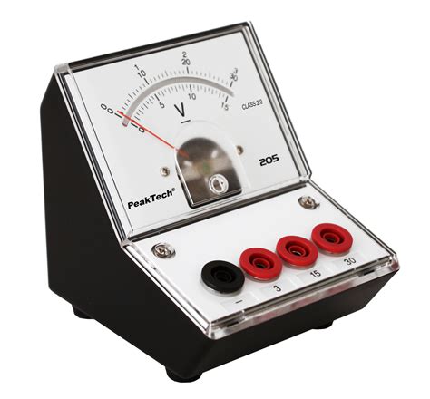 peaktech p   analog voltmeter  vvv dc p