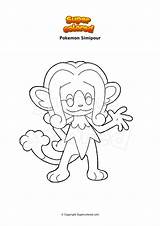 Pokemon Simipour Drednaw sketch template
