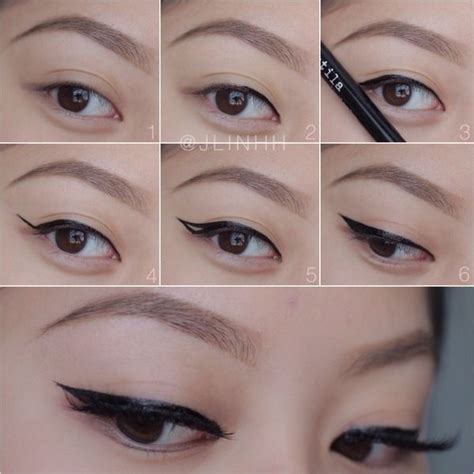 eyeliner tutorial eyeliner hacks   apply eyeliner winged