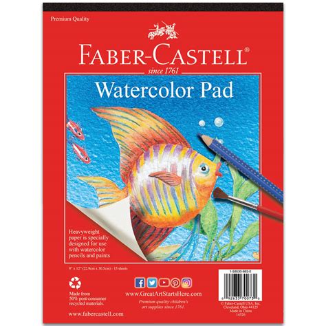 faber castell watercolor pad