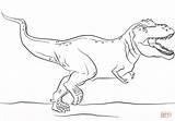 Coloring Rex Jurassic Pages Park Printable Drawing sketch template