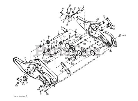 husqvarna drt    husqvarna rear tine tiller   transmission parts lookup