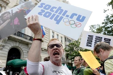 Outrage Over An Antigay Law Does Not Spread To Olympic Officials The