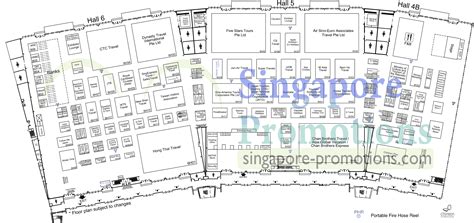 floor plan map natas holidays  travel fair  singapore expo