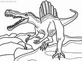 Spinosaurus Coloring Pages Lizard Spine Xcolorings Printable 99k 1024px Resolution Info Type  Size Jpeg sketch template