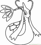Milotic Pokémon Chesnaught Noivern Coloringpages101 Jerusalem sketch template
