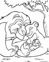 Mufasa Lion Coloring Pages King Getcolorings Print sketch template