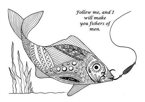 fishers  men adult coloring page favecraftscom