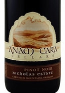 Image result for Anam Cara Pinot Noir Nicholas Estate. Size: 130 x 185. Source: www.vivino.com