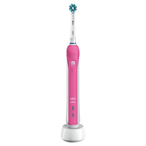 oral  elektrische tandenborstel pro   crossaction pink blokker