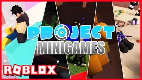 los mejores mini juegos de roblox 🌟 [project minigames] youtube