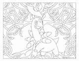 Bayleef Chikorita Windingpathsart sketch template