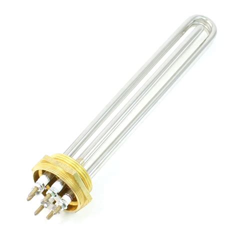 uxcell ac  kw p terminals water boiler heating element  tube heater stainless steel
