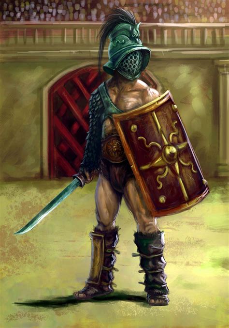 ancient roman gladiator armor