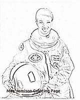 Mae Jemison Coloring Pages Astronaut First Dr Printable Female Space Getcolorings Color Print Getdrawings sketch template