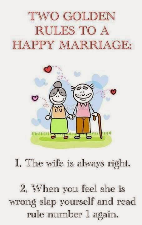 happy marriage secrets ~ funny joke pictures