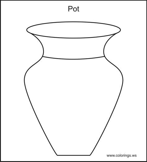 flower pot google search coloring pages pottery kids pottery