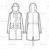 Drawing Technical Parka Fashion Billedresultat Google sketch template