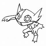 Pokemon Sableye Coloring Pages Pokémon Drawings Mega Morningkids sketch template