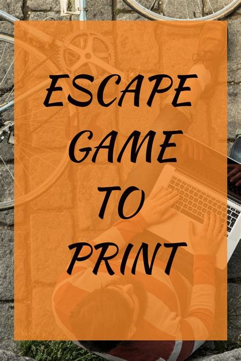 escape game    easy  print escape room  kids escape