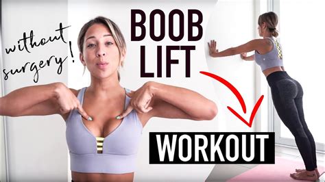 exercises for perkier boobs no surgery breast lift chest workout