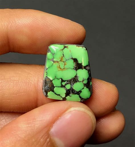 carats lime green hubei turquoise cab turquoise turquoise stone