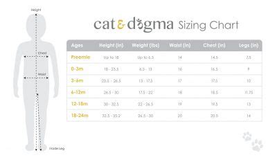 sizing chart cat dogma