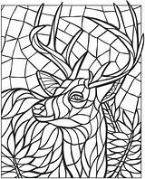 Mosaic Coloring Pages Adults Printable Getcolorings sketch template
