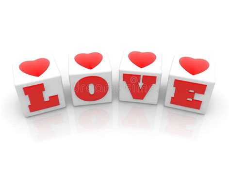 love sex inscription with on red toy blocks stock illustration