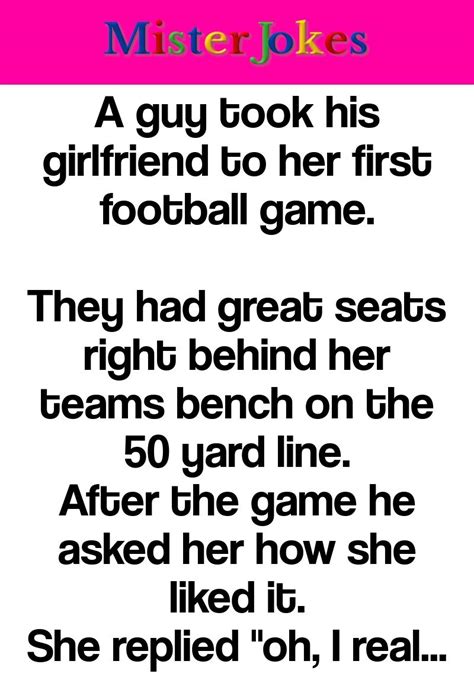 A Guy Took His Girlfriend To Her First Football Game They Had Great