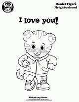 Daniel Tiger Coloring Pages Ugga Mugga Kids Birthday Neighborhood Party Wqed Sheets Printable Valentine Pbskids Book Rogers Third Color Popular sketch template