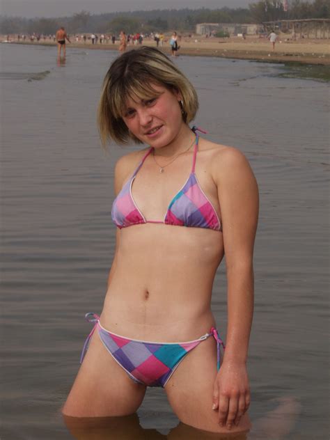 julya bikini posing on the beach andry fridman flickr