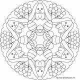 Mandala Bunny Color Easter Mandalas Egg Ostern Coloring Pages Printable Paques Colouring Pasen Designs Pascua Coloriage Teens Kinder Osterei Paste sketch template