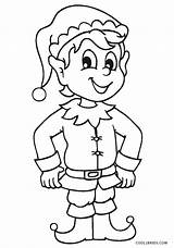 Elf Coloring Pages Christmas Printable Shelf Kids Cool2bkids Sheets Template Santa Elves Sheet Print Cute Girl Claus Templates Chippy Fill sketch template
