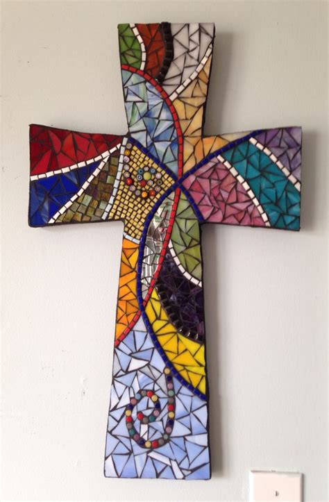 mosaic crosses images  pinterest mosaic crosses mosaic