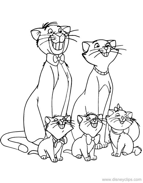 printable  aristocats coloring pages disneyclipscom