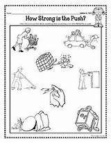Push Pull Kindergarten Worksheets Force Activities Motion Science Activity Pushes Pulls Ngss Worksheet Grade Ps2 Year Teacherspayteachers Sorting Preschool Sheet sketch template