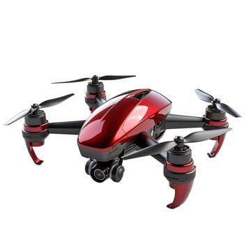 red drone  illustrations drone technology red png transparent image  clipart