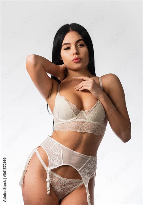 Sexy Model Posing In Lingerie Portrait Of Sexy Woman Girl Wear Bra