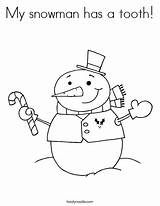 Snowman Muffs sketch template