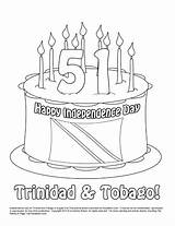 Trinidad Tobago Independence Socamom sketch template