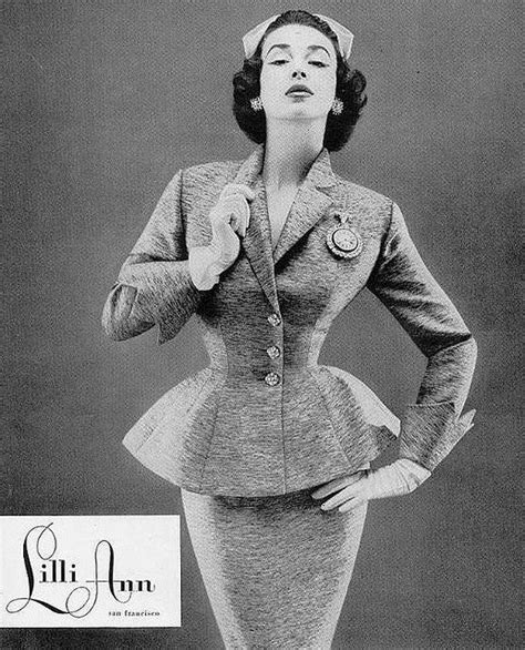 Lilli Ann Suit Undated Retro Fashion Vintage Couture Vintage Fashion
