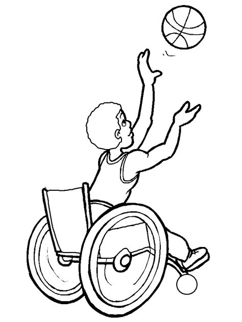 disabilities  people coloring pages coloringpagebookcom