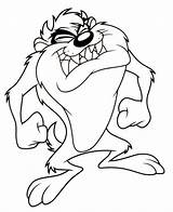 Taz Coloring Pages Mania sketch template