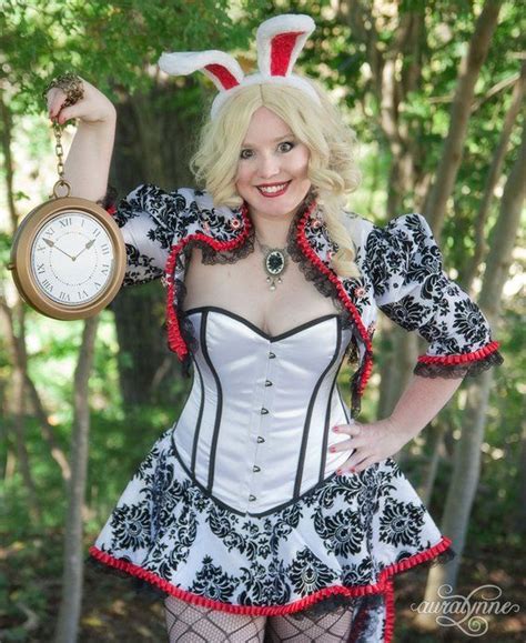 custom listing for beatriz white rabbit costumes alice in wonderland